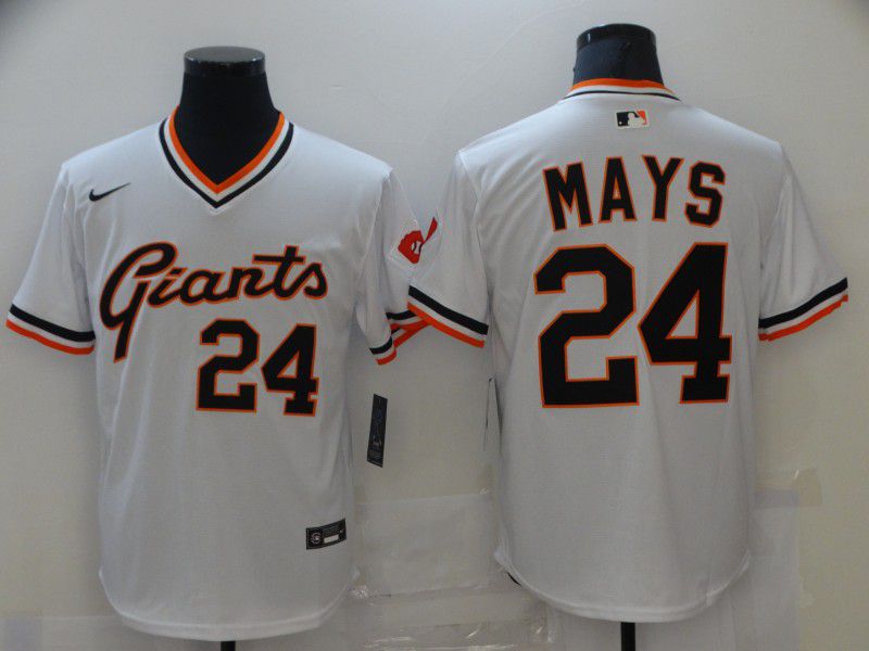 Men San Francisco Giants #24 Mays White Game 2021 Nike MLB Jersey->san francisco giants->MLB Jersey